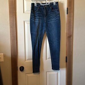 American Eagle High-Rise Jegging Dark Wash Size 10